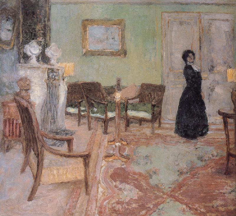 Edouard Vuillard The woman standing in the living room France oil painting art
